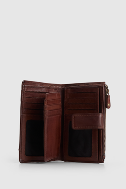 Ava Leather Medium Tab Wallet