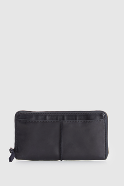 Cece Leather Large Tab Wallet