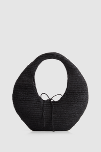 Clara Raffia Shoulder Bag
