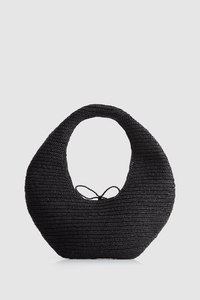Clara Raffia Shoulder Bag