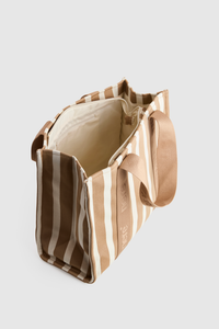 Stori Knit Stripe Tote Bag