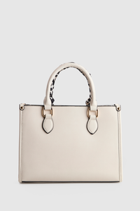 Small Tote Bag With Scarf