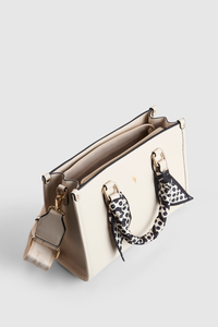 Small Tote Bag With Scarf