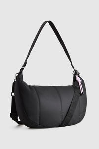 Coated Crescent Sling Bag