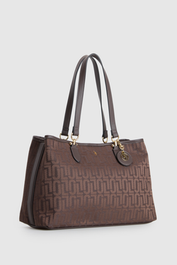 Logo Jacquard Tote Bag