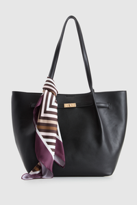 Lottie Belted Scarf Tote Bag