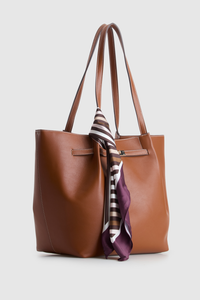 Lottie Belted Scarf Tote Bag