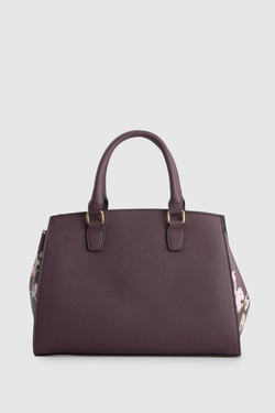 Iris Floral Tote Bag
