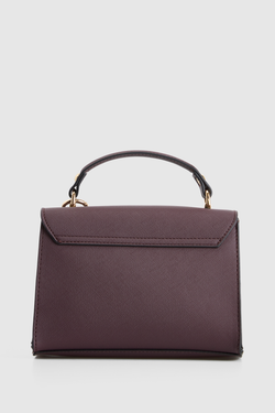 Iris Floral Top Handle Bag