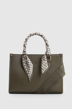 Small Tote Bag With Scarf