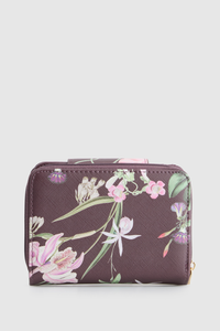 Iris Floral Small Tab Wallet