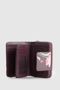 Iris Floral Small Tab Wallet