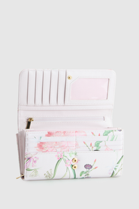 Iris Floral Large Wallet