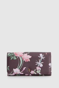 Iris Floral Large Wallet