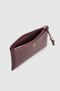 High Shine Zip Pouch Wallet