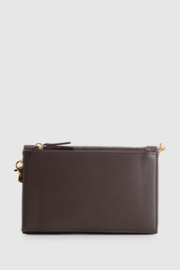 Jacquard Flap Crossbody Bag