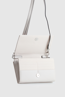 Jacquard Flap Crossbody Bag