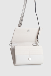 Jacquard Flap Crossbody Bag