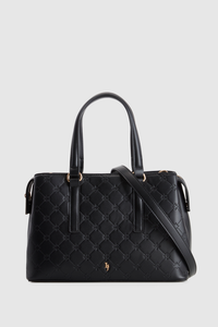 Logo Embossed Tote Bag
