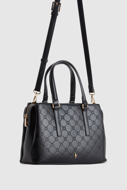 Logo Embossed Tote Bag