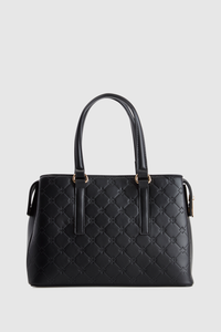 Logo Embossed Tote Bag