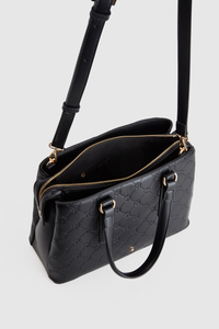 Logo Embossed Tote Bag