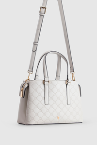 Logo Embossed Tote Bag