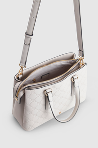 Logo Embossed Tote Bag