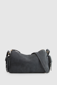 Narda Leather Pocket Crossbody Bag