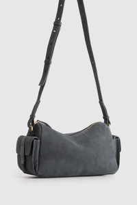 Narda Leather Pocket Crossbody Bag