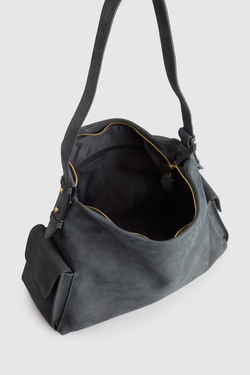 Narda Leather Pocket Hobo Bag