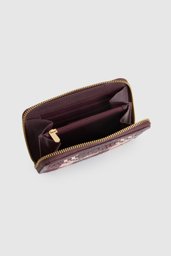 Nina Leather Zip Medium Wallet