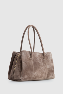 Noemie Leather Suede Tote Bag