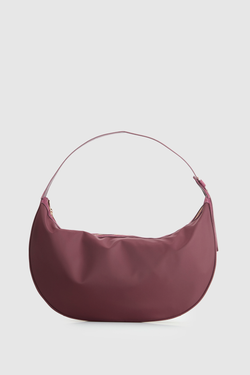 Noemie Leather Trim Shoulder Bag