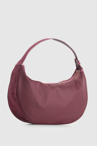 Noemie Leather Trim Shoulder Bag