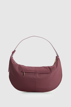 Noemie Leather Trim Shoulder Bag