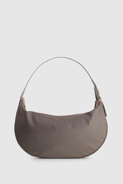 Noemie Leather Trim Shoulder Bag