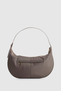 Noemie Leather Trim Shoulder Bag