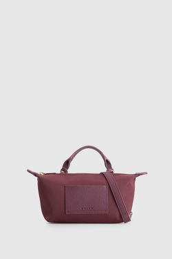 Noosa Leather Trim Crossbody Bag