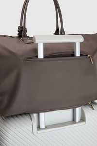 Noosa Leather Trim Travel Tote Bag