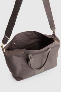 Noosa Leather Trim Travel Tote Bag