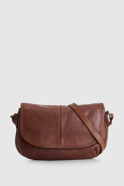 Ari Leather Flap Crossbody Bag