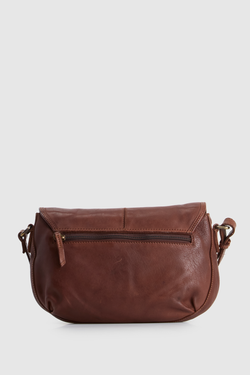 Ari Leather Flap Crossbody Bag