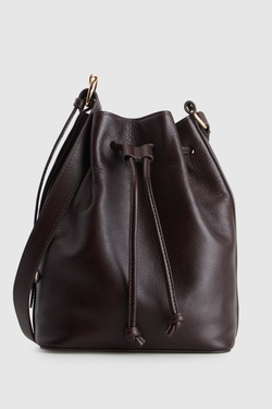 Kimmy Leather Bucket Bag