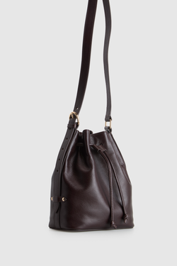 Kimmy Leather Bucket Bag