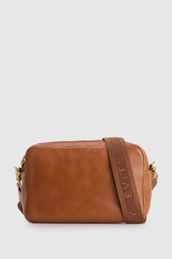 Lenora Leather Crossbody Bag