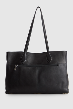 Lenora Leather Work Tote Bag