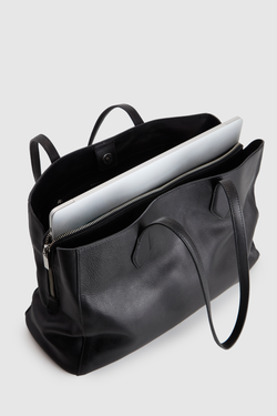 Lenora Leather Work Tote Bag