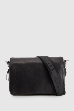 Lenora Leather Flap Crossbody Bag