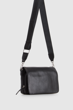 Lenora Leather Flap Crossbody Bag